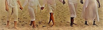 Feet in sand