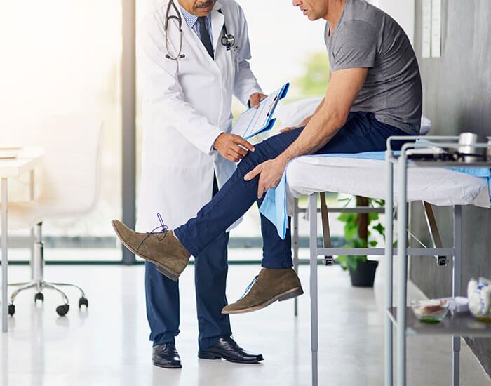doctor and man