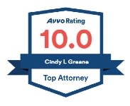 Cindy Greene 10.0 Avvo Badge