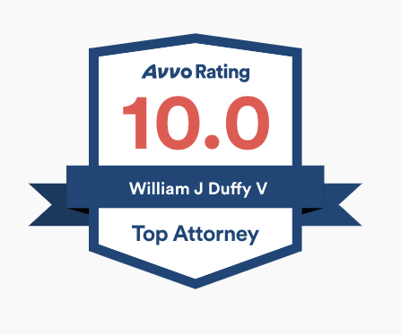 10.0 Avvo Rating for William J Duffy