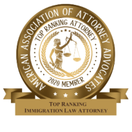 Top Immigration attorney 2020 badge