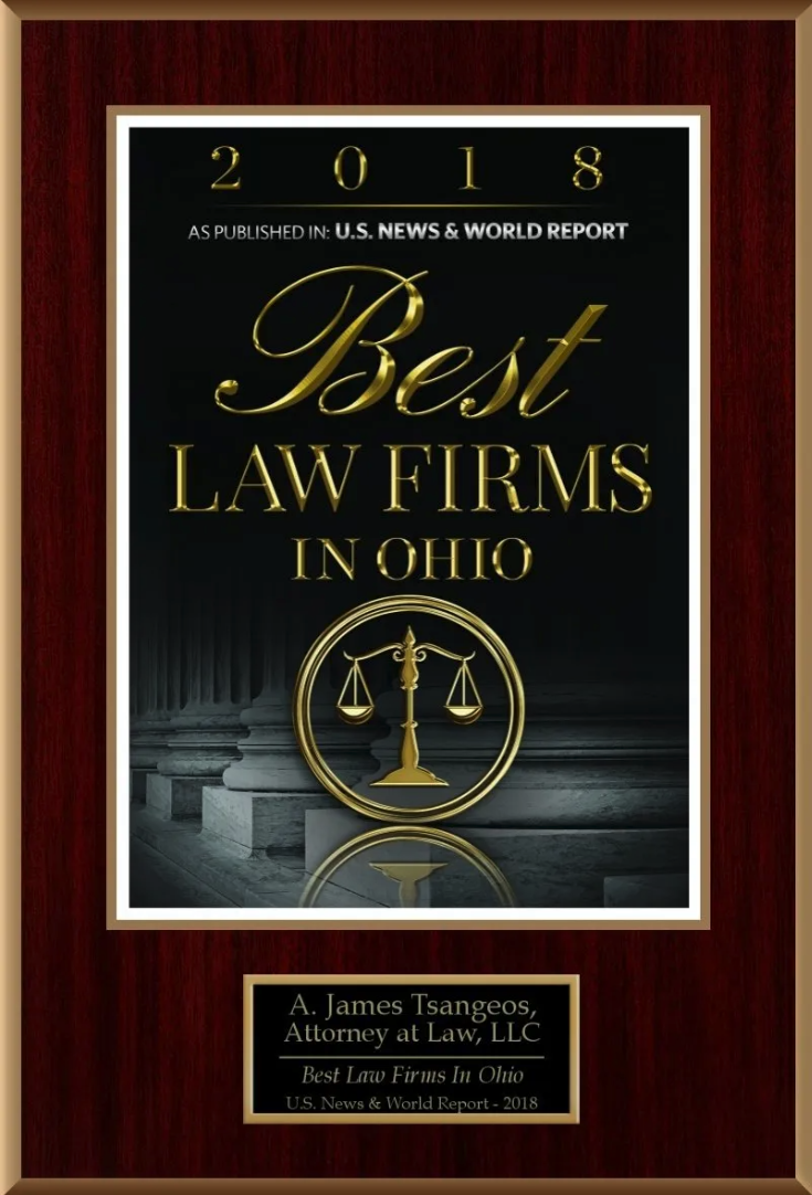 2018 Best Law Firms in Ohio Award