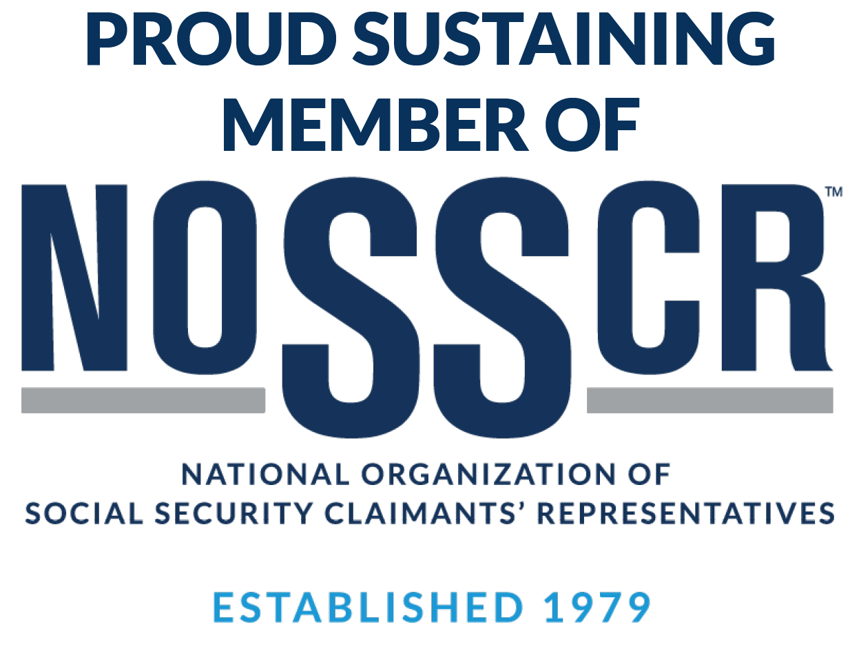 NOSSCR sustaining member badge
